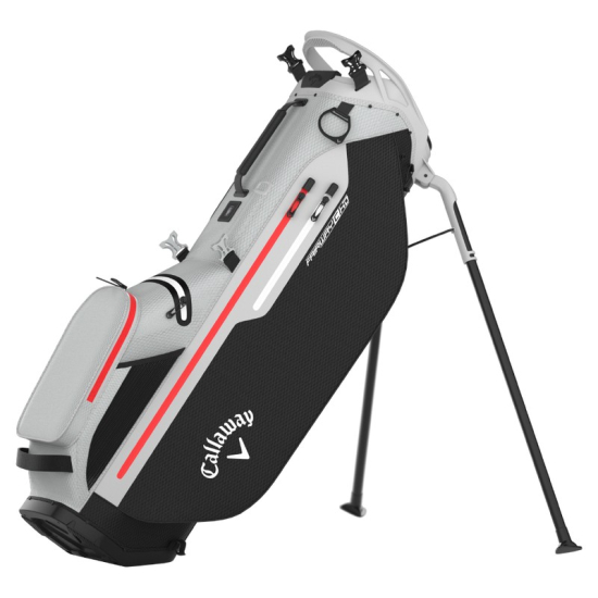 Callaway Fairway C HD (HyperDry) Standbag 2025 - Black/Grey/Red i gruppen Golfbagar / Brbagar hos Tee Two Green AB (A00572_Q0467)