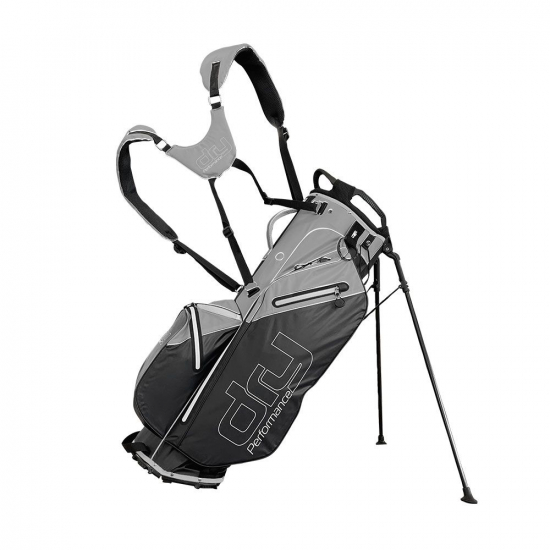 Dry Performance Waterproof Hybrid Standbag 9 2024 - Grey/Black i gruppen Golfbagar / Brbagar hos Tee Two Green AB (BGDP9S-21)