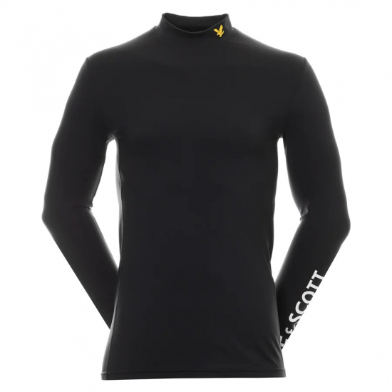 Lyle & Scott Tech Baselayer - Jet Black i gruppen Golfklder / Golfklder Herr / Trjor hos Tee Two Green AB (BL1180GC-Z865)