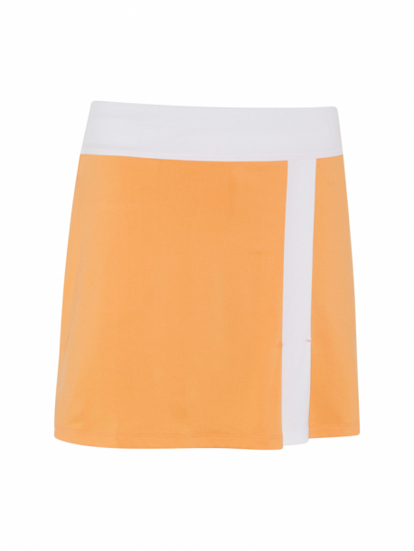 Callaway Womens Colour Block Skort - Papaya i gruppen Golfklder / Golfklder Dam / Shorts/Kjolar hos Tee Two Green AB (CGKBSE68-822)