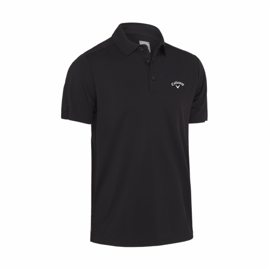 Callaway Mens Tournament Polo - Caviar i gruppen Golfklder / Golfklder Herr / Piktrjor hos Tee Two Green AB (CGKFB0W3-002)