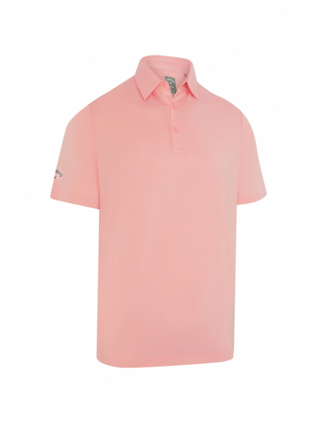 Callaway Mens Swingtech Solid Polo - Candy Pink i gruppen Golfklder / Golfklder Herr / Piktrjor hos Tee Two Green AB (CGKSA0D7-681)