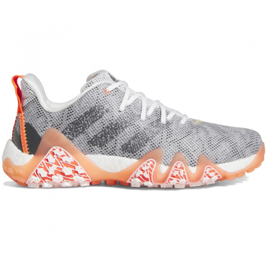 Adidas Mens Codechaos 22 Spikeless - White/Grey/Solar Red i gruppen Golfskor / Golfskor Herr hos Tee Two Green AB (GV9418)