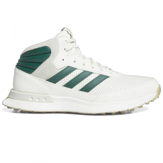 Adidas Mens S2G 24 Spikeless Mid - White/Collegiate Green/Alumina i gruppen Golfskor / Golfskor Herr hos Tee Two Green AB (ID8578)