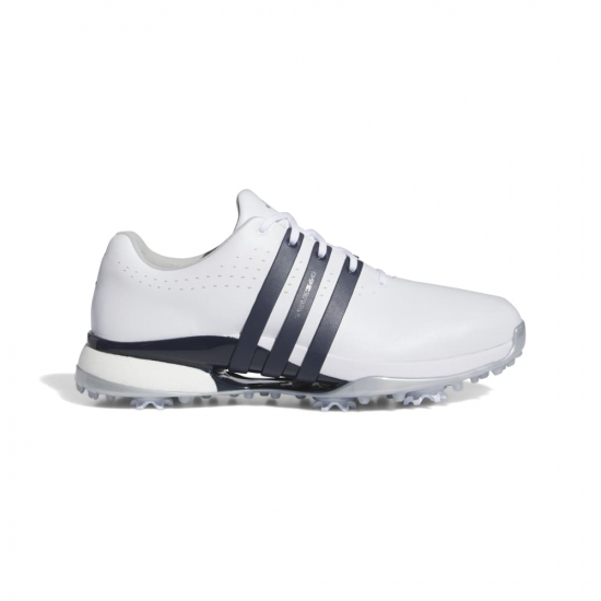 Adidas Mens Tour360 2024 - White/Navy/Silver i gruppen Golfskor / Golfskor Herr hos Tee Two Green AB (IF0245)