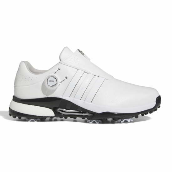 Adidas Mens Tour360 Boa 2024 - White/Black i gruppen Golfskor / Golfskor Herr hos Tee Two Green AB (IF0252)