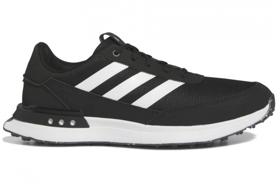 Adidas Mens S2G 24 Spikeless - Black/White/Iron Metallic i gruppen Golfskor / Golfskor Herr hos Tee Two Green AB (IG8106)