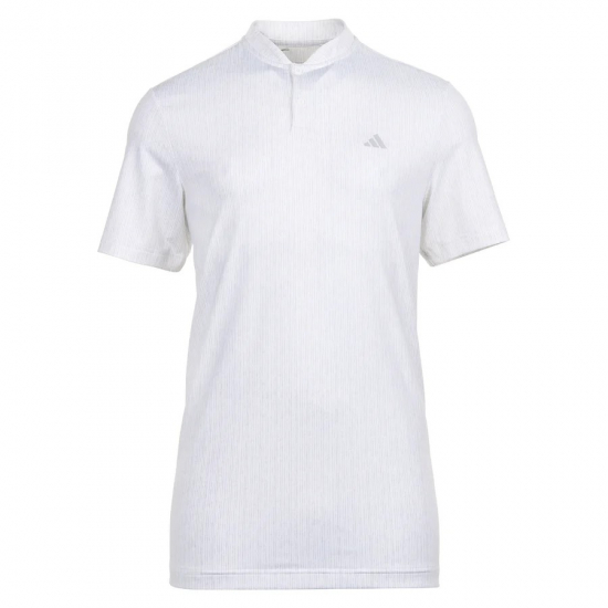 Adidas Mens Ultimate365 Sport Stripe Shirt - White/Grey Two i gruppen Golfklder / Golfklder Herr / Piktrjor hos Tee Two Green AB (IS8868)