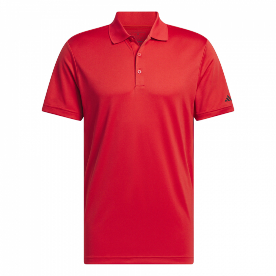 Adidas Mens Performance Polo - Red i gruppen Golfklder / Golfklder Herr / Piktrjor hos Tee Two Green AB (IU4434)