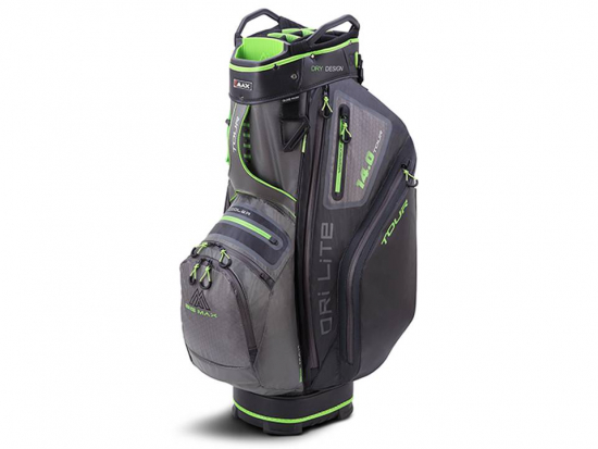 Big Max Dri Lite Tour Cartbag - Charcoal/Black/Lime i gruppen Golfbagar / Vagnbagar hos Tee Two Green AB (MX-B22.11.30.46)