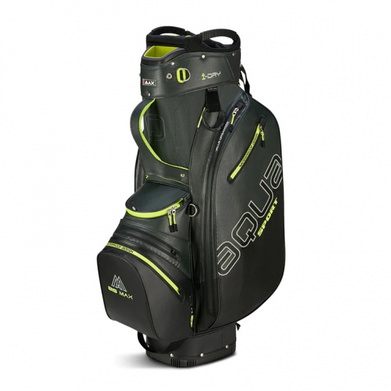 Big Max Aqua Sport 4 Cartbag - Forrest Green/Black/Lime i gruppen Golfbagar / Vagnbagar hos Tee Two Green AB (MX-B23.11.21.46)