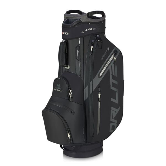 Big Max Dri Lite Sport 3 Cartbag - Black i gruppen Golfbagar / Vagnbagar hos Tee Two Green AB (MX-B25.13.01.01)