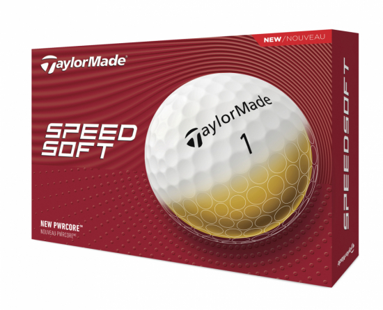 Taylormade 2024 SpeedSoft - White i gruppen Golfbollar / Nya Golfbollar hos Tee Two Green AB (N2747001)