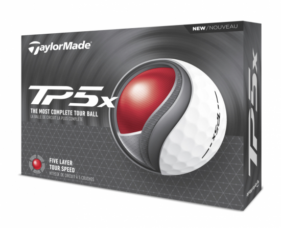 Taylormade TP5x 2024 - White i gruppen Golfbollar / Nya Golfbollar hos Tee Two Green AB (N7666201)