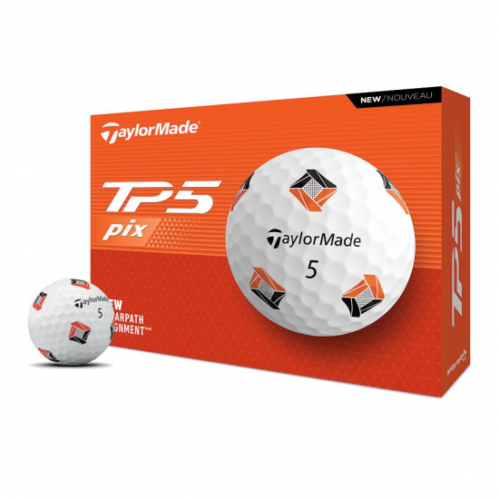 Taylormade TP5 2024 - Pix i gruppen Golfbollar / Nya Golfbollar hos Tee Two Green AB (N7671001)