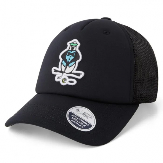 Original Penguin Feel The Putt Trucker Snapback Cap - Caviar i gruppen Golfklder / Kepsar hos Tee Two Green AB (OGASE005-001)