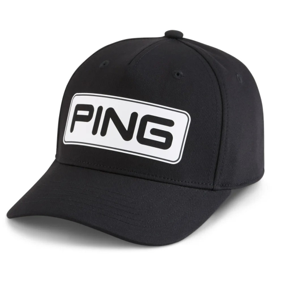 Ping Tour Classic Cap - Black i gruppen Golfklder / Kepsar hos Tee Two Green AB (P03643-060)