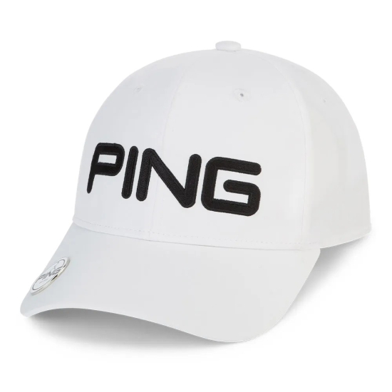 Ping Ball Marker Cap - White i gruppen Golfklder / Kepsar hos Tee Two Green AB (P03646-002)