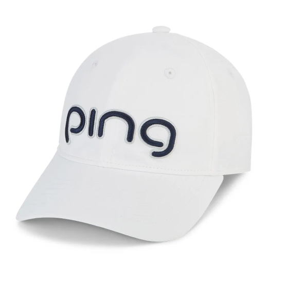 Ping Ladies Tour Cap - White i gruppen Golfklder / Kepsar hos Tee Two Green AB (P93647-002)