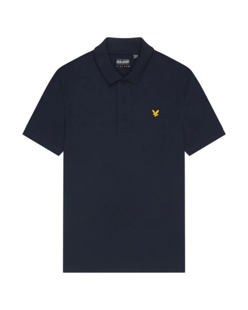 Lyle & Scott Mens Sport SS Polo - Dark Navy i gruppen Golfklder / Golfklder Herr / Piktrjor hos Tee Two Green AB (SP1060SP-Z271)