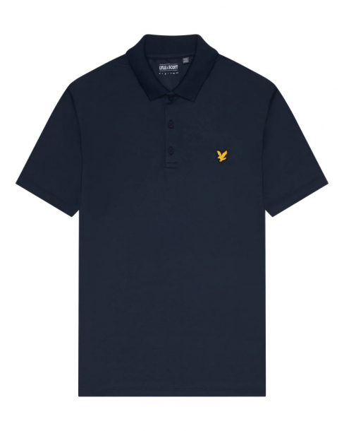 Lyle & Scott Mens Tech Polo Shirt - Dark Navy i gruppen Golfklder / Golfklder Herr / Piktrjor hos Tee Two Green AB (SP1760GTR-Z271)