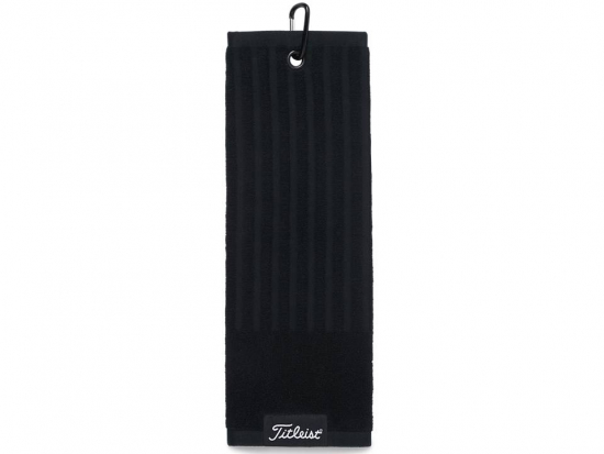 Titleist Players Trifold Cart Towel - Black i gruppen Tillbehr  / Handdukar hos Tee Two Green AB (TA22PTFCTE-0)