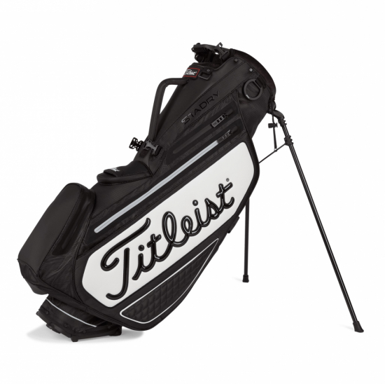 Titleist Premium StaDry Stand Bag - Black/White i gruppen Golfbagar / Brbagar hos Tee Two Green AB (TB22SXSF2E-01)