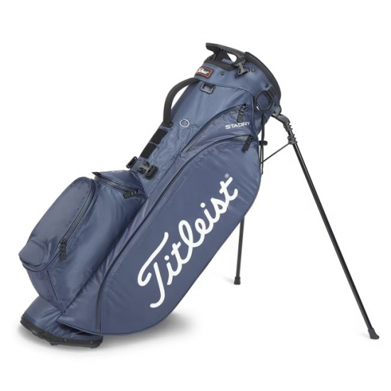 Titleist Players 4 StaDry Standbag - Navy i gruppen Golfbagar / Brbagar hos Tee Two Green AB (TB23SX2-4)