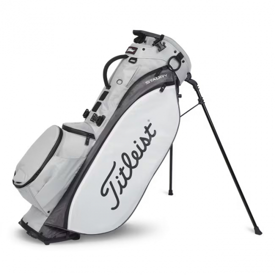 Titleist Players 5 StaDry Standbag - Grey/Graphite/White i gruppen Golfbagar / Brbagar hos Tee Two Green AB (TB23SX9-221)