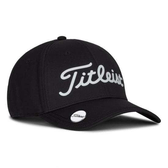 Titleist Players Performance Ball Marker Cap - Black/White i gruppen Golfklder / Kepsar hos Tee Two Green AB (TH22APPBMN2-01)