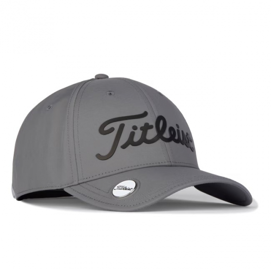 Titleist Players Performance Ball Marker Cap - Charcoal/Black i gruppen Golfklder / Kepsar hos Tee Two Green AB (TH22APPBMN2-0C0)