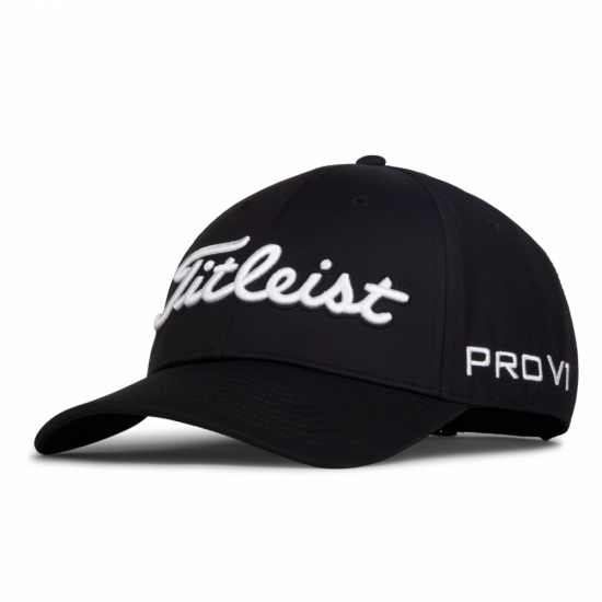 Titleist Tour Performance Cap - Black/White i gruppen Golfklder / Kepsar hos Tee Two Green AB (TH22ATPN2-01)