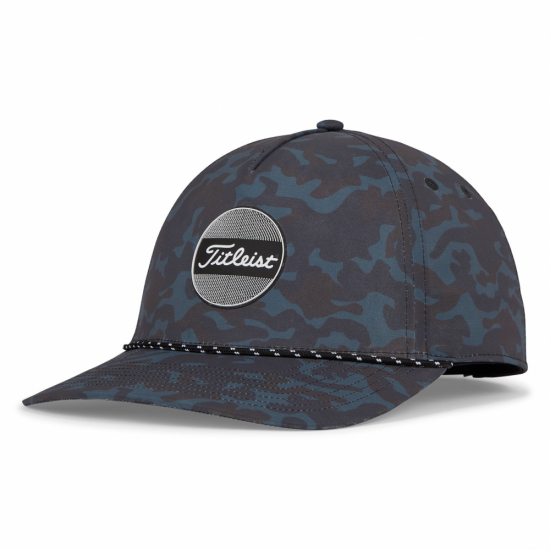 Titleist Boardwalk Rope Cap - Black/Camo i gruppen Golfklder / Kepsar hos Tee Two Green AB (TH23ABRN2-0)