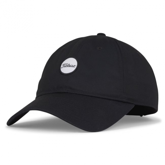 Titleist Montauk Lightweight Cap - Black/White i gruppen Golfklder / Kepsar hos Tee Two Green AB (TH23AMTLWN2-01)