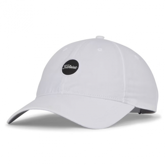 Titleist Montauk Lightweight Cap - White/Black i gruppen Golfklder / Kepsar hos Tee Two Green AB (TH23AMTLWN2-10)