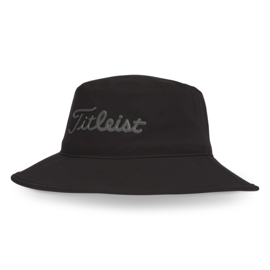 Titleist Players StaDry Bucket Hat - Black/Charcoal i gruppen Golfklder / Kepsar hos Tee Two Green AB (TH23PSBN2-00C)