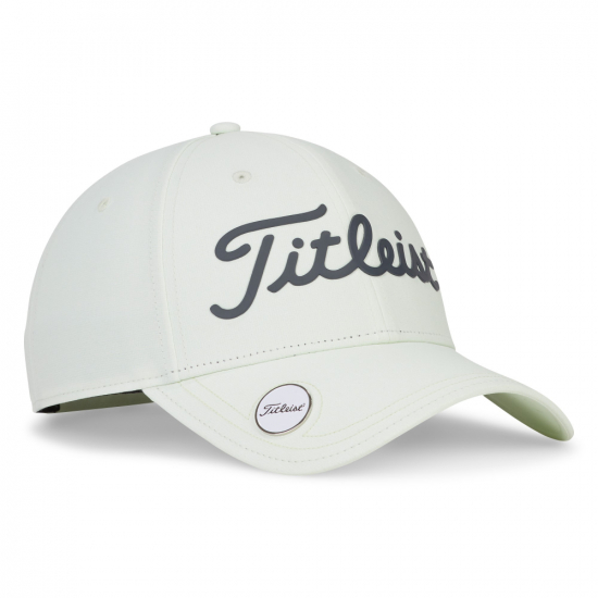 Titleist Players Performance Ball Marker Cap - Lime/Charcoal i gruppen Golfklder / Kepsar hos Tee Two Green AB (TH24APPBMN2-30C)