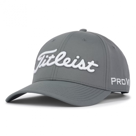 Titleist Tour Performance Cap - Charcoal/White i gruppen Golfklder / Kepsar hos Tee Two Green AB (TH24ATPE-0C1)