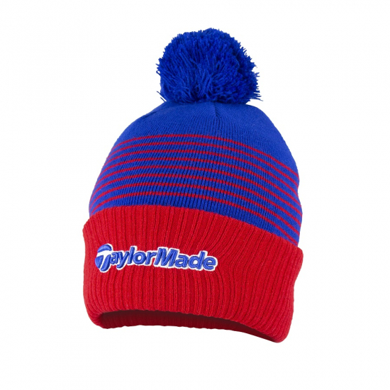 Taylormade Bobble Beanie - Red/Royal i gruppen Golfklder / Kepsar hos Tee Two Green AB (TM_N7792101)