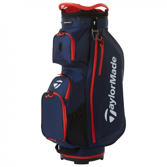 Taylormade Pro Cartbag 2023 - Navy/Red i gruppen Golfbagar / Vagnbagar hos Tee Two Green AB (V9736701)