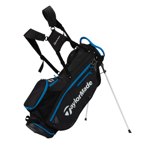 Taylormade Pro Standbag 2023 - Black/Blue i gruppen Golfbagar / Brbagar hos Tee Two Green AB (V9737201)