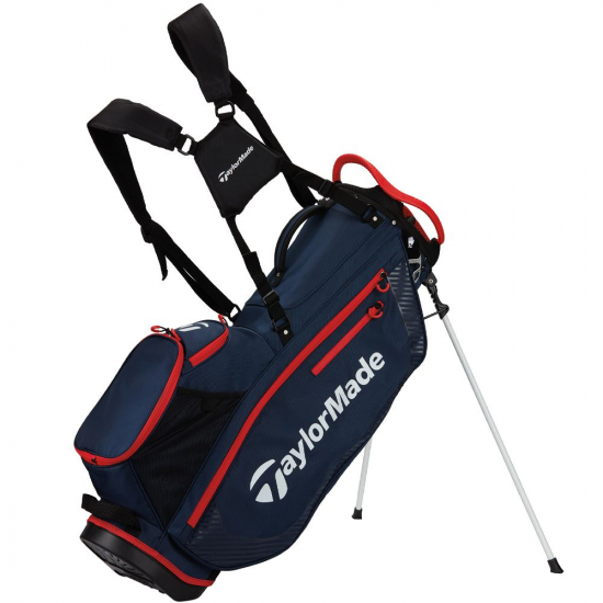 Taylormade Pro Standbag 2023 - Navy/Red i gruppen Golfbagar / Brbagar hos Tee Two Green AB (V9737501)