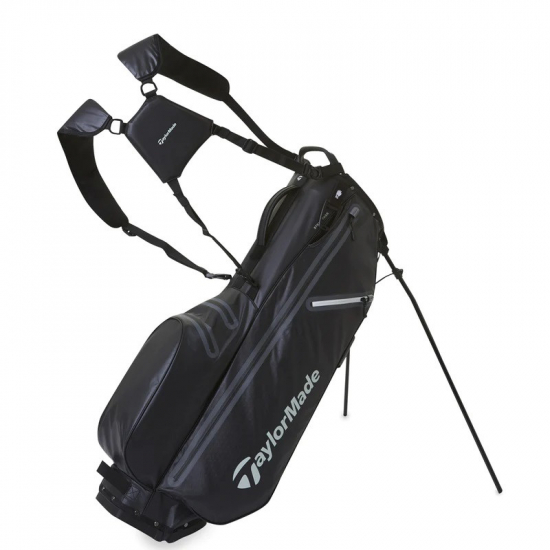 Taylormade Flextech Waterproof Standbag 2023 - Black i gruppen Golfbagar / Brbagar hos Tee Two Green AB (V9738001)