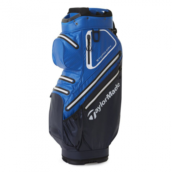 Taylormade Storm Dry Cartbag 2023 - Navy/Blue i gruppen Golfbagar / Vagnbagar hos Tee Two Green AB (V9782401)